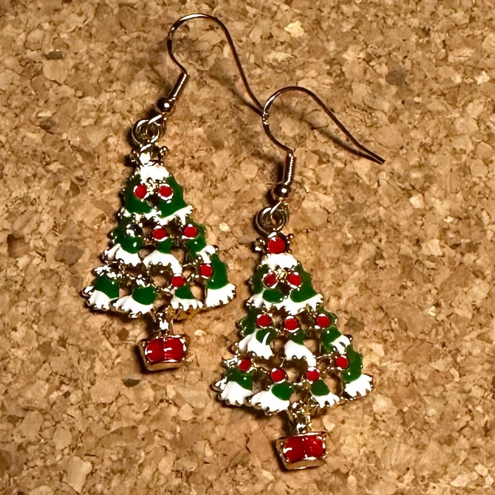 Christmas Tree Earrings